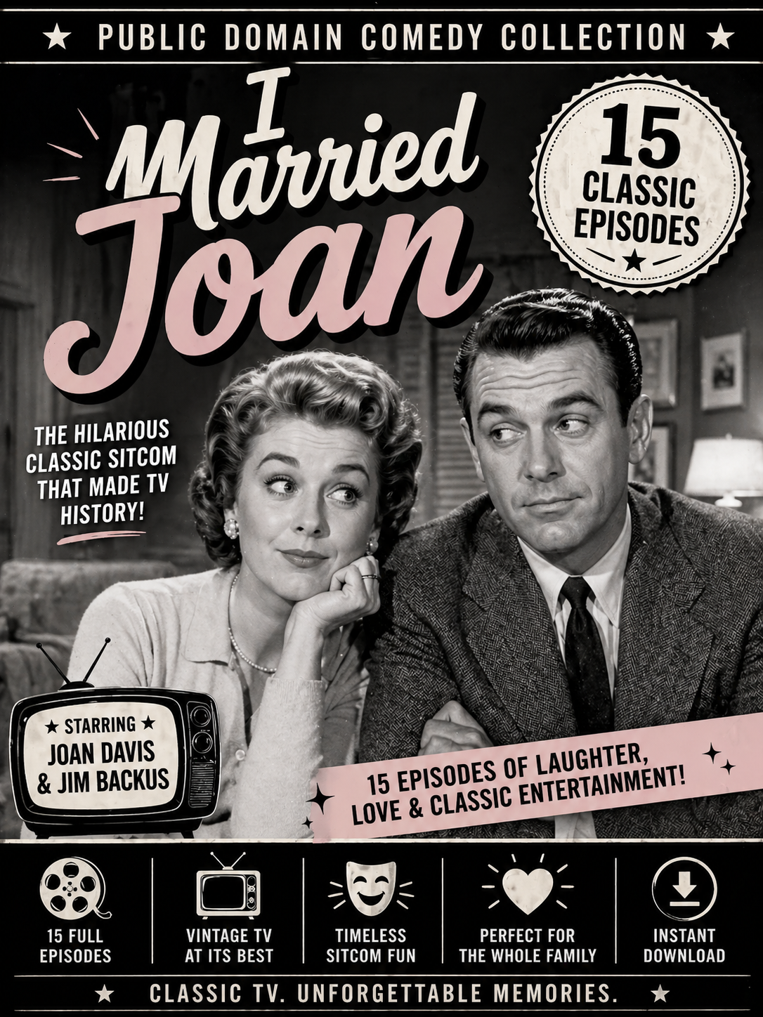 I Married Joan Comedy YouTube Starter Kit 17 Videos $14.99