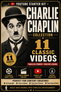 Charlie Chaplin Silent Comedy 11 Youtube Starter Kit $19.99