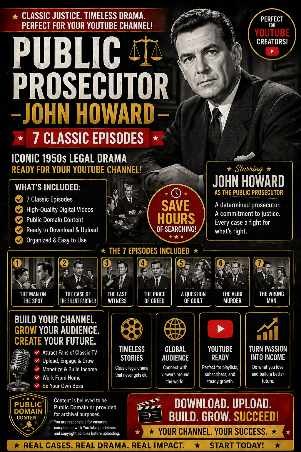 Public Prosecutor TV Youtube 7 Videos Starter Kit $9.99